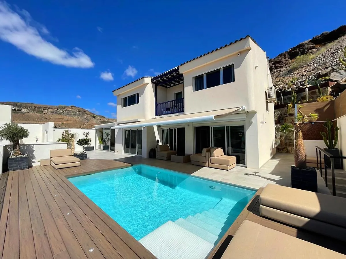 Luxury Villa Morelli With Seaview & Heated Pool Maspalomas